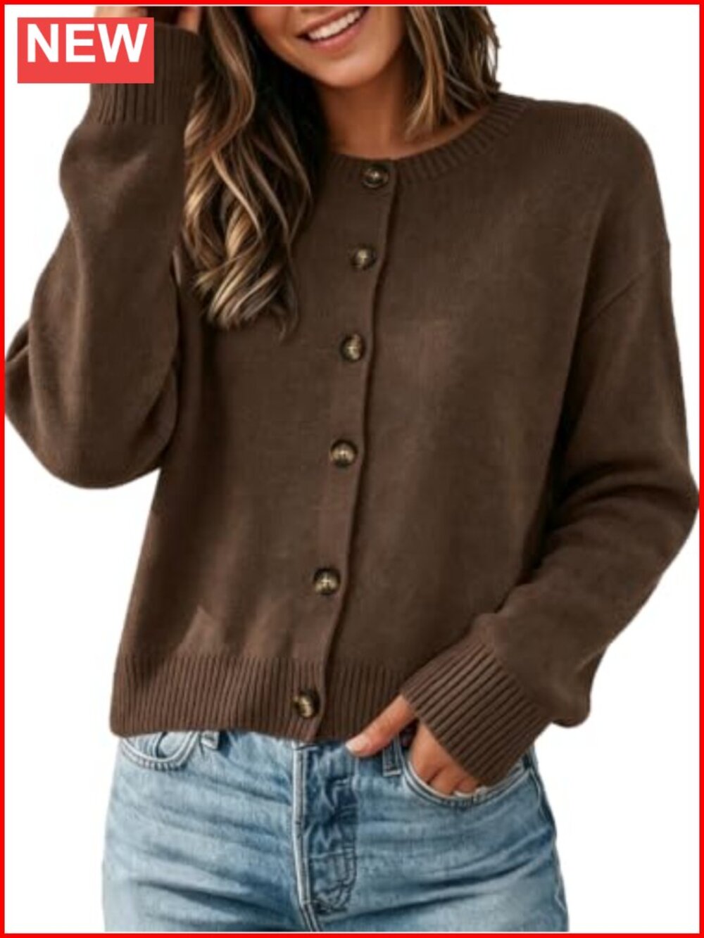 Cropped Cardigan Sweater Open Front Knit Cardigan Fall Outfit